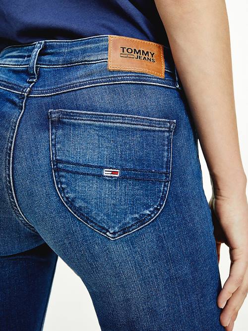 Tommy Hilfiger Sophie Low Rise Skinny Faded Farmer Női Denim | TH836DRN