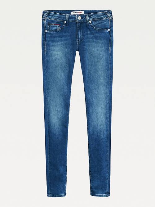 Tommy Hilfiger Sophie Low Rise Skinny Faded Farmer Női Denim | TH836DRN