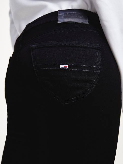 Tommy Hilfiger Sophie Low Rise Skinny Fit Black Farmer Női Denim | TH807DCY