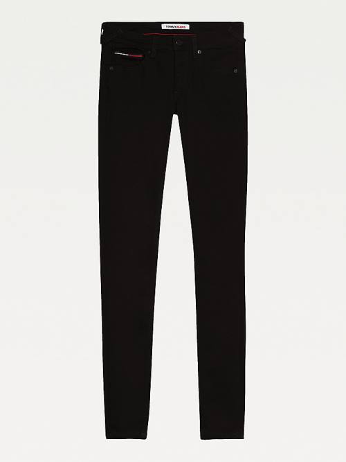 Tommy Hilfiger Sophie Low Rise Skinny Fit Black Farmer Női Denim | TH807DCY