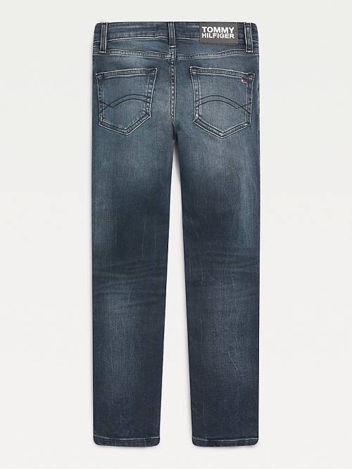 Tommy Hilfiger Spencer Skinny Faded Farmer Fiú Denim | TH150AZY