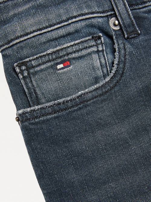 Tommy Hilfiger Spencer Skinny Faded Farmer Fiú Denim | TH150AZY