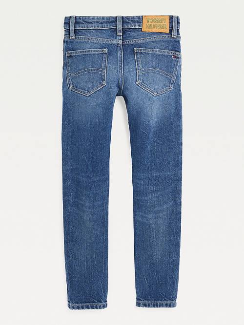 Tommy Hilfiger Spencer Slim Faded Recycled Farmer Fiú Denim | TH853KFP