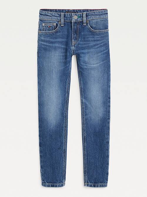 Tommy Hilfiger Spencer Slim Faded Recycled Farmer Fiú Denim | TH853KFP