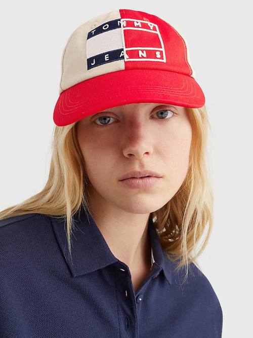 Tommy Hilfiger Spliced Tommy Badge Cap Kalap Női Kék | TH098JTH