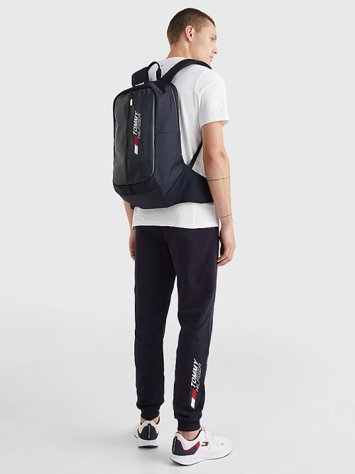 Tommy Hilfiger Sport Backpack Táska Férfi Kék | TH627SOV