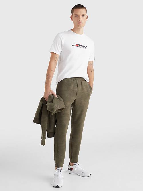 Tommy Hilfiger Sport Camo Print Joggers Nadrág Férfi Khaki | TH135DMZ