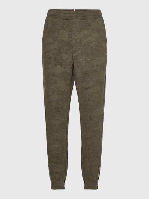 Tommy Hilfiger Sport Camo Print Joggers Nadrág Férfi Khaki | TH135DMZ