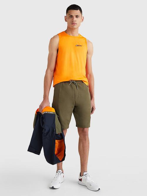 Tommy Hilfiger Sport Essential Performance Torna Tank Top Póló Férfi Narancssárga | TH096UCF