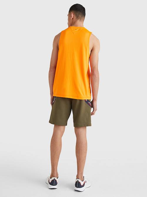 Tommy Hilfiger Sport Essential Performance Torna Tank Top Póló Férfi Narancssárga | TH096UCF