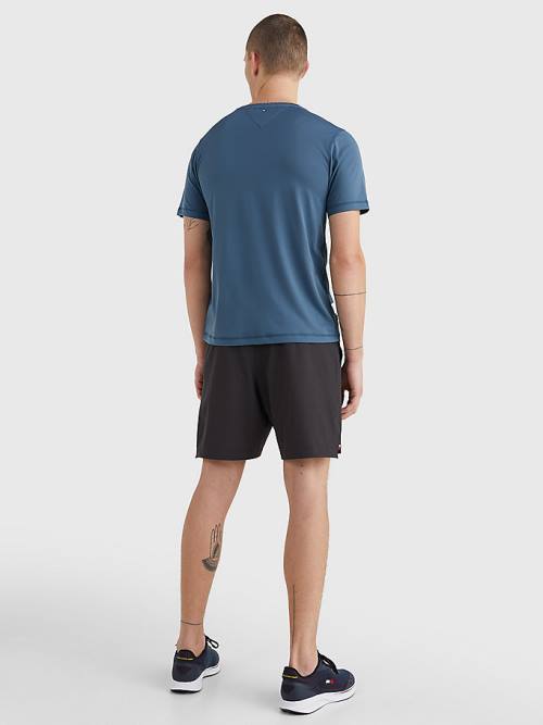 Tommy Hilfiger Sport Essential Slim Fit Torna Póló Férfi Kék | TH730GFY