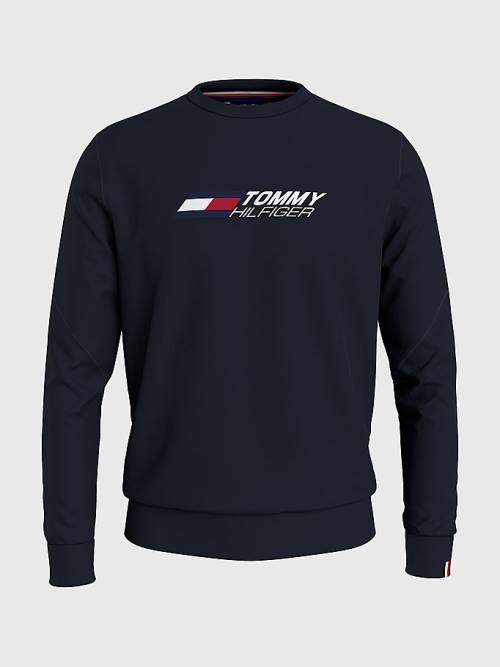 Tommy Hilfiger Sport Essential TH Cool Pulóver Férfi Kék | TH908LVI