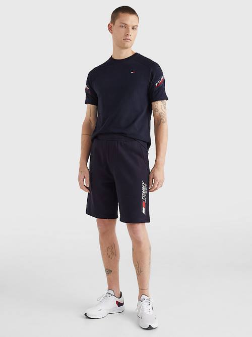 Tommy Hilfiger Sport Essential TH Cool Sweat Rövidnadrág Férfi Kék | TH186JPW