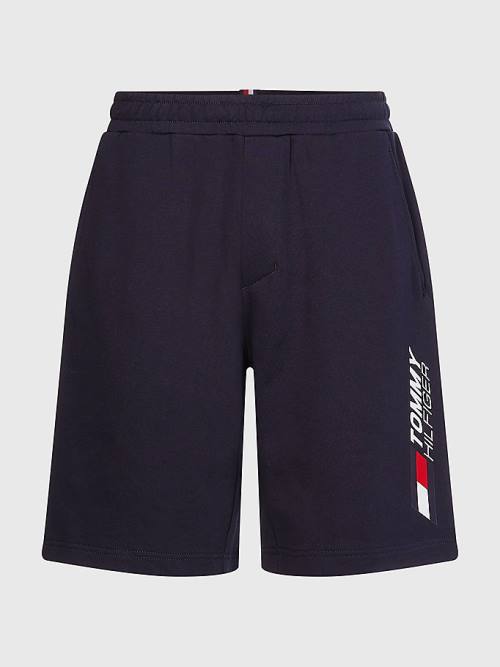 Tommy Hilfiger Sport Essential TH Cool Sweat Rövidnadrág Férfi Kék | TH186JPW