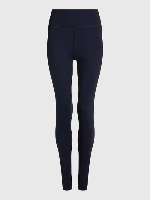 Tommy Hilfiger Sport Full Length Graphic Leggings Női Kék | TH097YCV