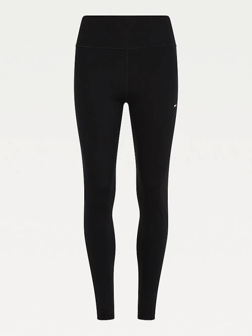 Tommy Hilfiger Sport Full Length Graphic Leggings Női Fekete | TH317EAV