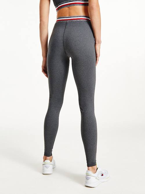 Tommy Hilfiger Sport Full Length Waistband Detail Leggings Női Szürke | TH217VFD