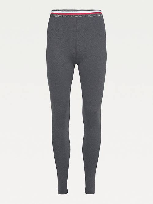 Tommy Hilfiger Sport Full Length Waistband Detail Leggings Női Szürke | TH217VFD