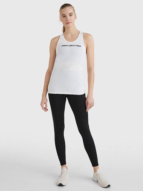 Tommy Hilfiger Sport Graphic Racerback Tank Top Póló Női Fehér | TH425BXJ