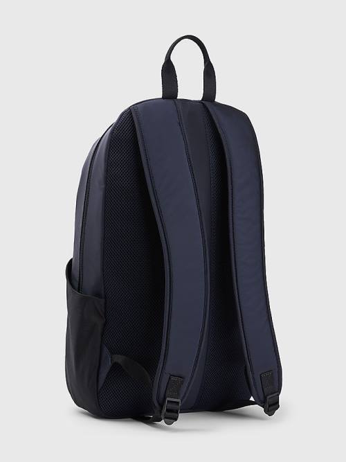 Tommy Hilfiger Sport Logo Backpack Táska Férfi Kék | TH467RSC