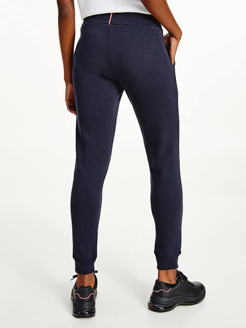 Tommy Hilfiger Sport Organic Pamut Joggers Nadrág Női Kék | TH038VJR