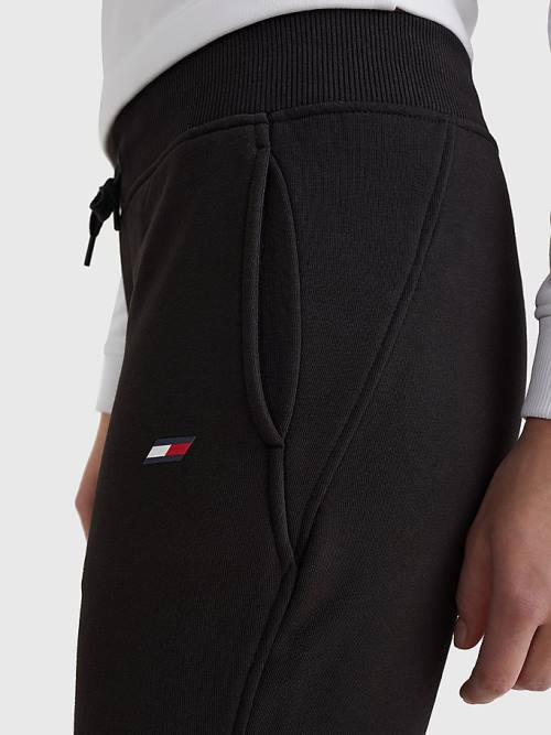 Tommy Hilfiger Sport Organic Pamut Joggers Nadrág Női Fekete | TH347UJP