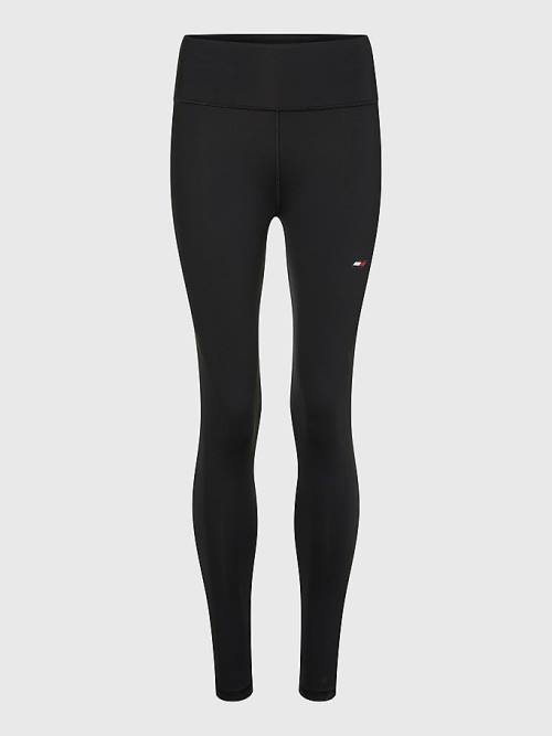 Tommy Hilfiger Sport Performance Full Length Leggings Női Fekete | TH012TUA