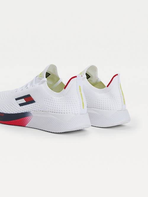 Tommy Hilfiger Sport Performance Knitted Tornacipő Férfi Fehér | TH401LJX