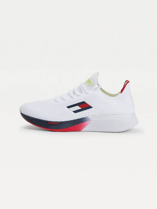 Tommy Hilfiger Sport Performance Knitted Tornacipő Férfi Fehér | TH401LJX