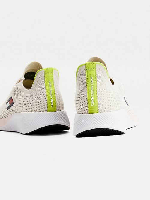 Tommy Hilfiger Sport Performance Knitted Elite Tornacipő Női Bézs | TH475CFP