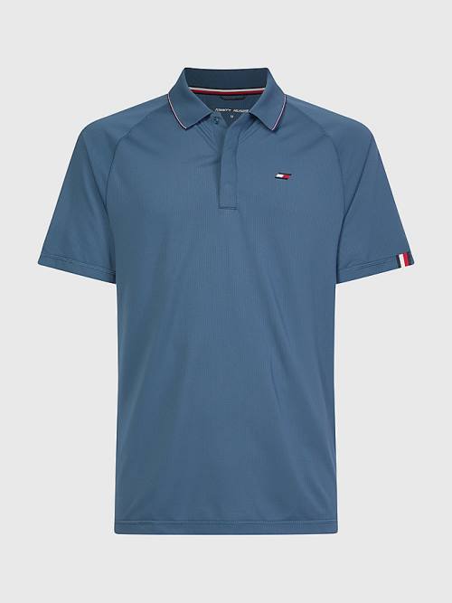 Tommy Hilfiger Sport Performance Póló Férfi Kék | TH284URN