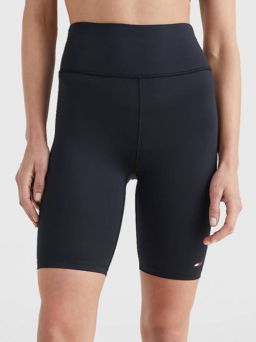 Tommy Hilfiger Sport Performance Skinny Fit Rövidnadrág Női Fekete | TH930WPK