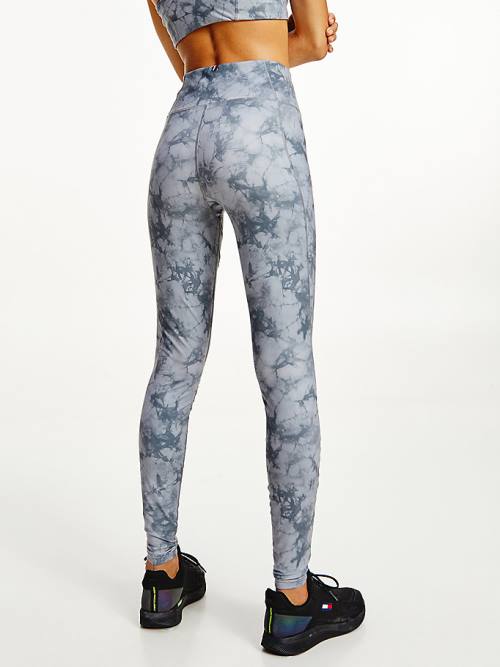 Tommy Hilfiger Sport Print Full Length Leggings Női Szürke | TH231NFB