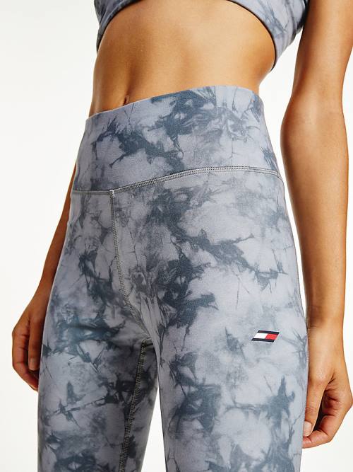 Tommy Hilfiger Sport Print Full Length Leggings Női Szürke | TH231NFB