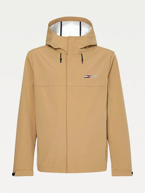 Tommy Hilfiger Sport Slim Fit Windbreaker Kabát Férfi Barna | TH593HUL