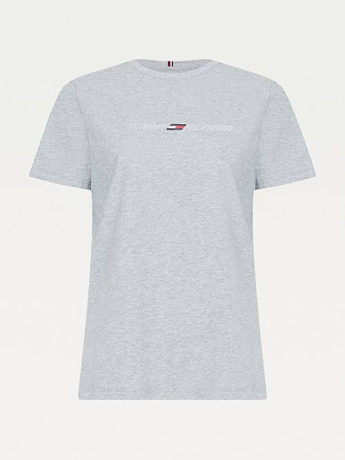 Tommy Hilfiger Sport TH Cool Crew Neck Póló Női Szürke | TH091HQZ