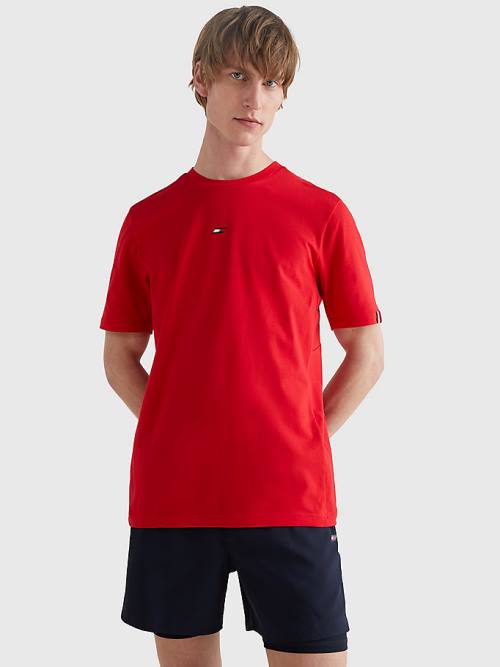 Tommy Hilfiger Sport TH Cool Essential Logo Póló Férfi Piros | TH825YSO