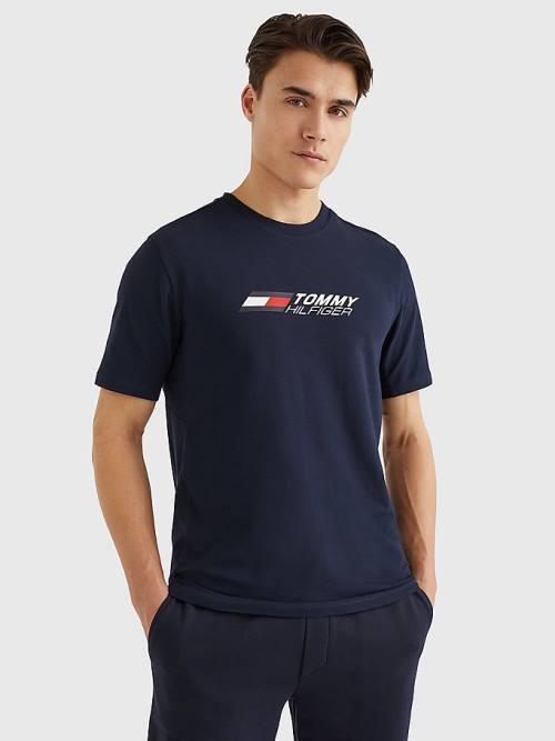 Tommy Hilfiger Sport TH Cool Essential Póló Férfi Kék | TH981CTG