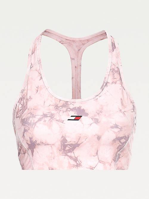 Tommy Hilfiger Sport TH Cool Medium Support Bra Fehérnemű Női Rózsaszín | TH645FRS