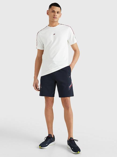 Tommy Hilfiger Sport TH Cool Organic Pamut Rövidnadrág Férfi Kék | TH206OPN