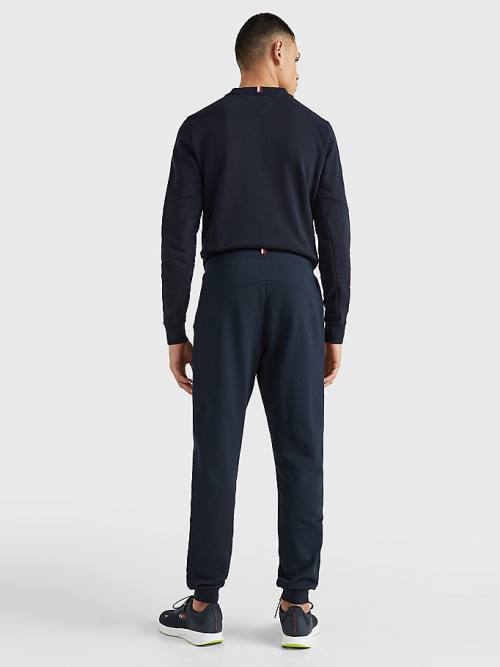 Tommy Hilfiger Sport TH Cool Organic Pamut Joggers Nadrág Férfi Kék | TH796QEC