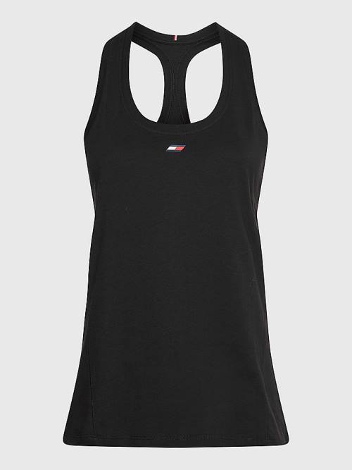 Tommy Hilfiger Sport TH Cool Racerback Tank Top Póló Női Fekete | TH268RVL