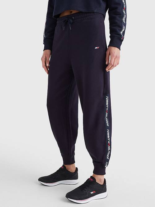 Tommy Hilfiger Sport TH Cool Relaxed Fit Joggers Nadrág Női Kék | TH540XUC