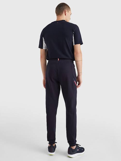 Tommy Hilfiger Sport TH Cool Tape Joggers Nadrág Férfi Kék | TH752XVW