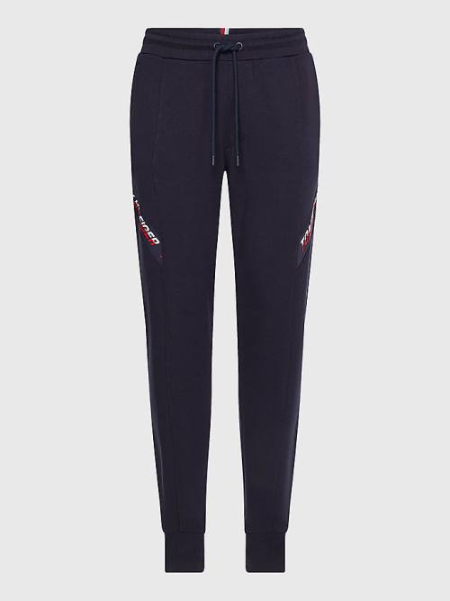 Tommy Hilfiger Sport TH Cool Tape Joggers Nadrág Férfi Kék | TH752XVW