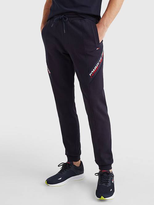 Tommy Hilfiger Sport TH Cool Tape Joggers Nadrág Férfi Kék | TH752XVW