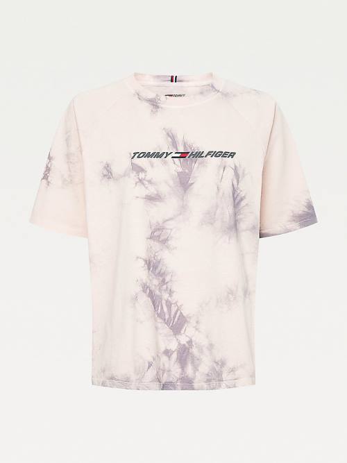 Tommy Hilfiger Sport TH Cool Tie-Dye Póló Női Rózsaszín | TH239HNC