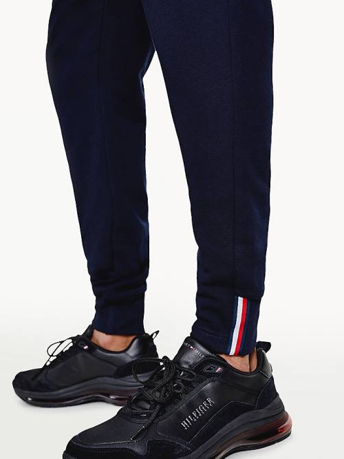 Tommy Hilfiger Sport Terry Joggers Nadrág Férfi Kék | TH502FCD