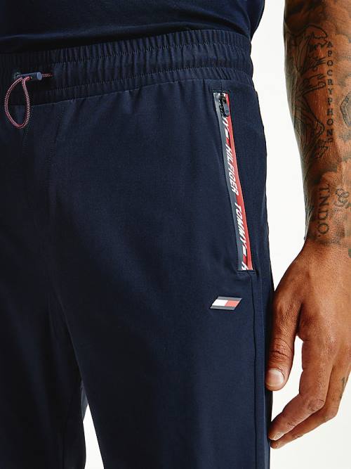 Tommy Hilfiger Sport Torna Joggers Nadrág Férfi Kék | TH396ZGT