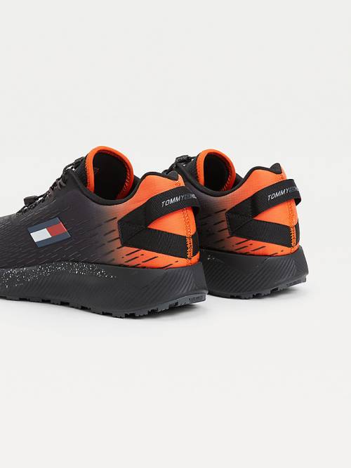 Tommy Hilfiger Sport Trail Tornacipő Férfi Fekete | TH647ZWA